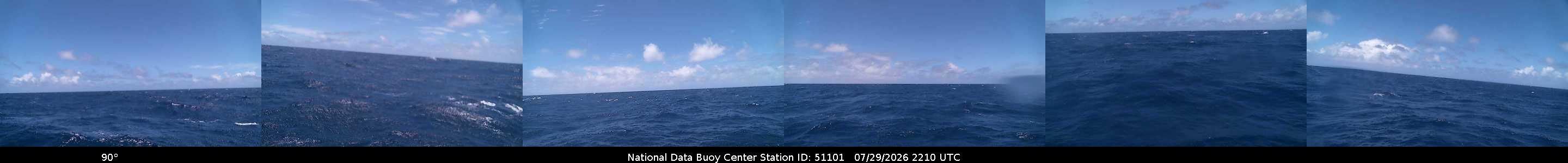 Historical buoy camera image for 51101 captured 2026-07-29 22:10:00 UTC