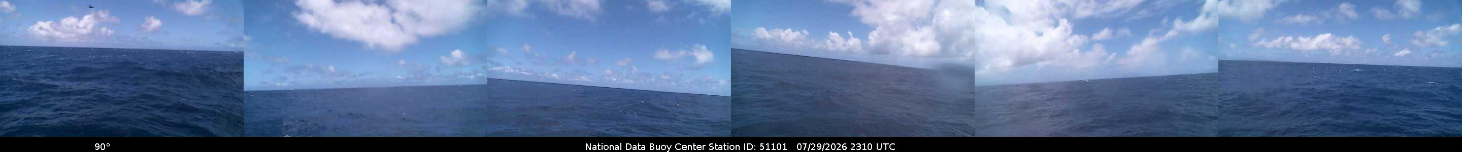 Historical buoy camera image for 51101 captured 2026-07-29 23:10:00 UTC